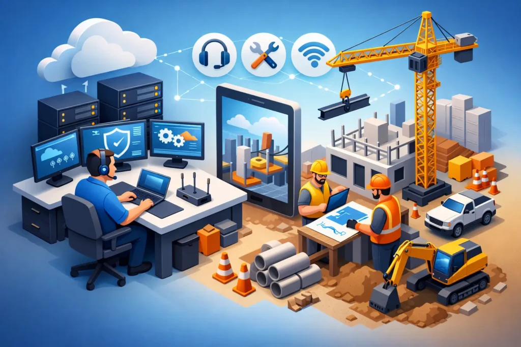 IT Support for Construction Companies That Works